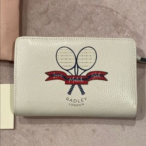 Radley London Cream Tennis Heart Wallet